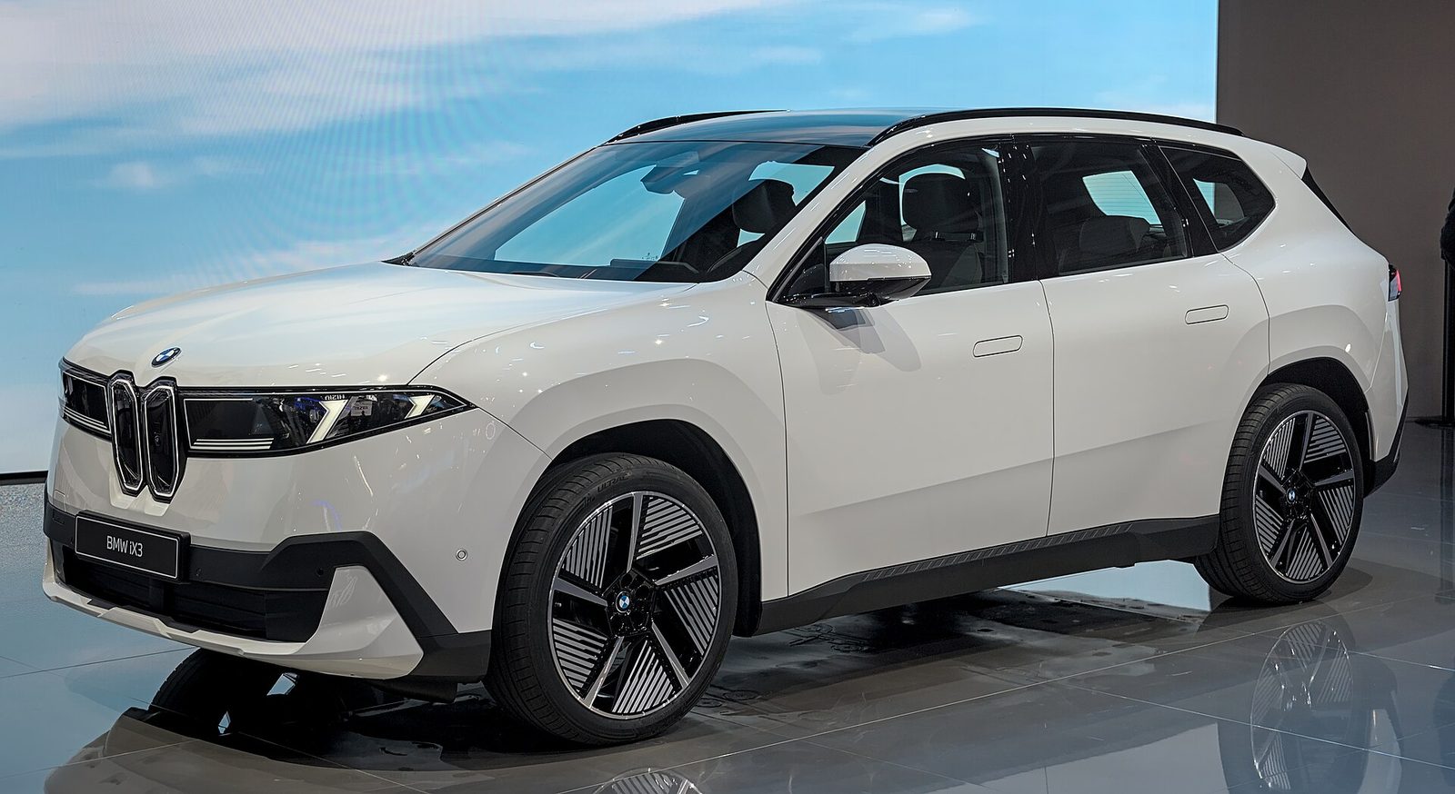 BMW iX3 — photo by Alexander-93, CC BY-SA 4.0, via Wikimedia Commons